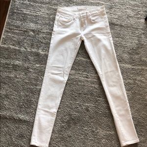J Brand skinny white jean